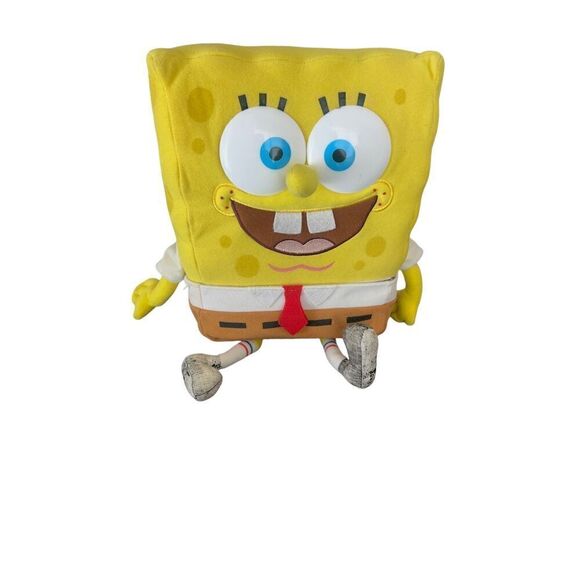 Vintage Spongebob Squarepants Nickelodeon Viacom 2000 Plush Doll removable pants - Picture 2 of 10